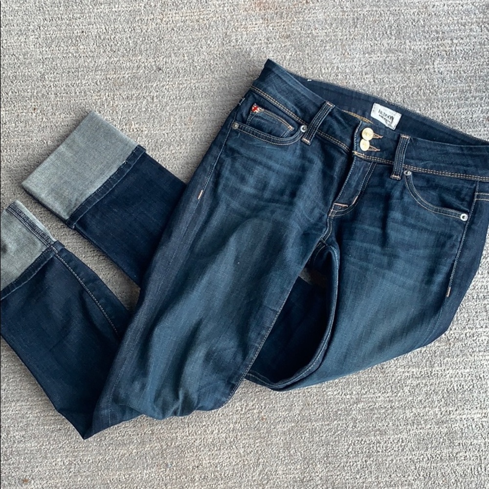 Hudson Crop Ginny Straight Leg w/ Cuff size 25